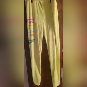 Neon track pants